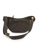 Antique Black Leather Waist Pouch – Minimalist Belt Bag | Dario Lario UK