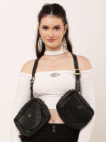 Dario Lario Double Shoulder Harness Bag – Hollister Style Dual Leather Pouch
