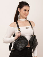 Dario Lario Double Shoulder Harness Bag – Hollister Style Dual Leather Pouch