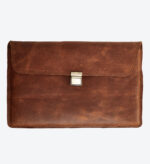Dario Lario Vintage Brown Leather Laptop Sleeve – Compatible for all