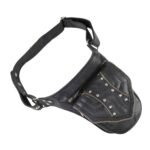 Midnight Bolt Leather Waist Pouch
