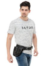 Midnight Bolt Leather Waist Pouch