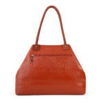 Bring warm sophistication to your everyday look with this Tan Croc-Texture Large Tote Bag. Featuring a premium croc-embossed texture, smooth finish, and soft structure, it blends effortless style with practical functionality. The spacious interior makes it perfect for work, shopping, or travel—carry your laptop, essentials, and more with ease. Finished with braided handles for added charm, this tote is designed to suit every outfit and every day.