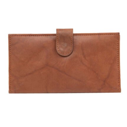 Tan Leather Clutch | Slim & Stylish Everyday Wallet