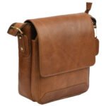 Classic Tan Leather Sling Bag | Premium Crossbody Bag